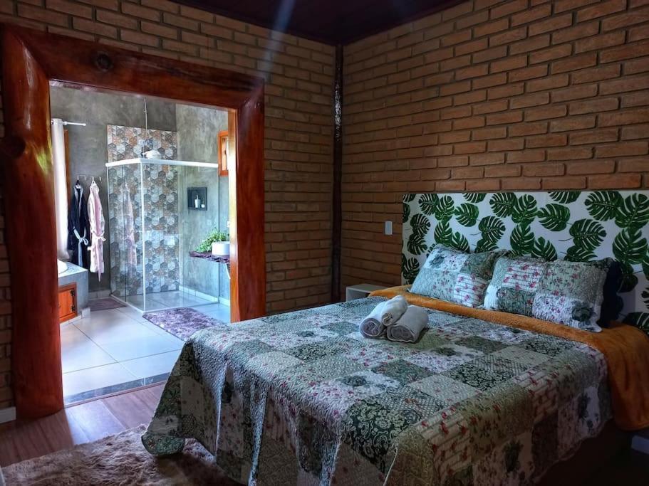 Chale Araucaria- Vale Das Pedras Mg Sapucaí-Mirim Buitenkant foto